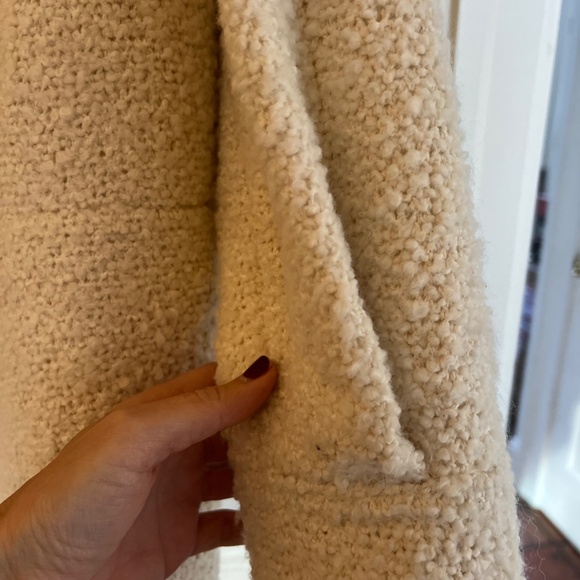 Iro Boucle Cream coat - Picture 3 of 4